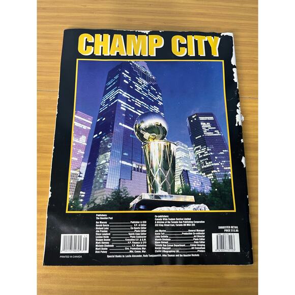 VTG Houston Rockets NBA Memorabilia 1994-95 Sports Illustrated Houston Chronicle - Picture 3 of 9
